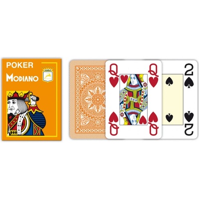 Modiano CRISTALLO 100% plastové, oranžové