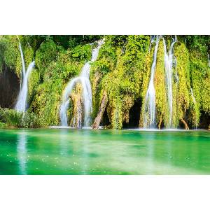 DIMEX ART Флизелинов фототапет плитвички водопади 375 x 250 см