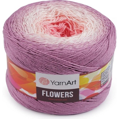 Pletací příze Flowers 250 g Varianta: 20 (305) starorůžová, Balení: 1 ks 46062/97526/239841
