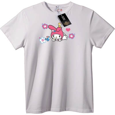 NOONEBRAND Тениска My Melody с Цветя - 6XL, White