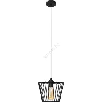Image 1 of Helam Пендел TORRI 1xE27/15W/230V Ø 23 см черен (HE1572)