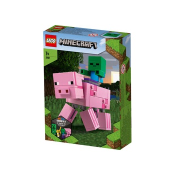 LEGO® Minecraft® 21157 Velká figurka Prase s malou zombie