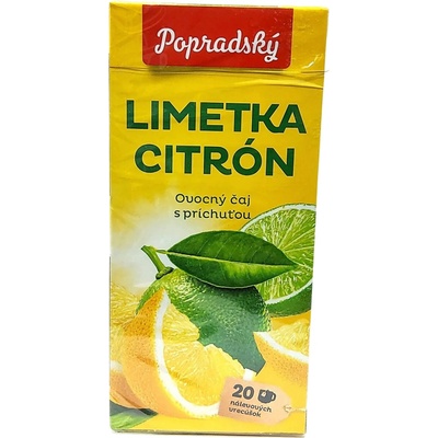 Popradský ovocný čaj Limetka citrón 40 g