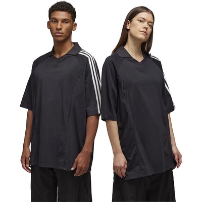 Y3 Блуза с яка Y3 Men's 3-Stripe Short-Sleeve Polo Shirt - Black