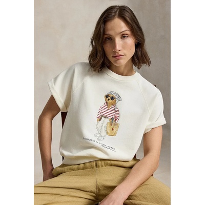 Ralph Lauren тениска дамска от памук ISLAND FLEECE-KNT-SWEATSHIRT (211B20069001)