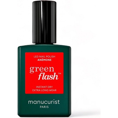 Manucurist Green Flash Led gel lak na nehty Anemone 15 ml