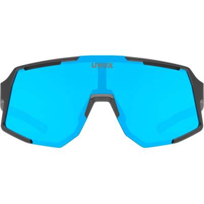 uvex Очила за колоездене Uvex Sequenze Supravision Cat. 2 Cycling glasses - Black Matt / Mirror Blue - размер One Size (205-7007-0111)