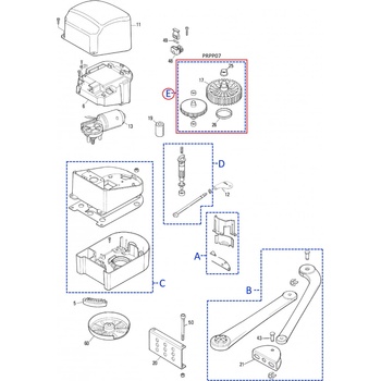PRPP07 set prevodovky pre POP