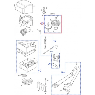 PRPP07 set prevodovky pre POP