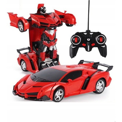 Lean Toys Auto Robot 2v1 Červené