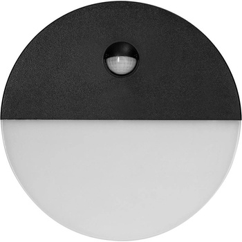 ORNO OR-OP-6116BLPMR4 - LED осветително тяло с PIR, HALIT, 10W, 600lm, 230V, 4000K, IP65, IK10, черен (OR-OP-6116BLPMR4)