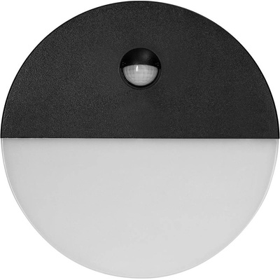 ORNO OR-OP-6116BLPMR4 - LED осветително тяло с PIR, HALIT, 10W, 600lm, 230V, 4000K, IP65, IK10, черен (OR-OP-6116BLPMR4)
