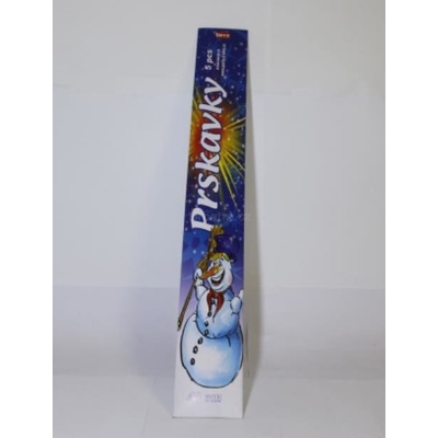 Prskavky Sněhulák 40cm 5 ks
