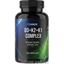 CANDE D3+K2+K1 Complex 120 kapsúl