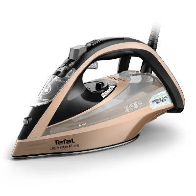 FV9852E0 Ultimate Pure, 3200W Steam Iron, Powerful Steam, AutoClean Soleplate, Micro Calc, Auto-Off, Anti-Drip (FV9852E0)