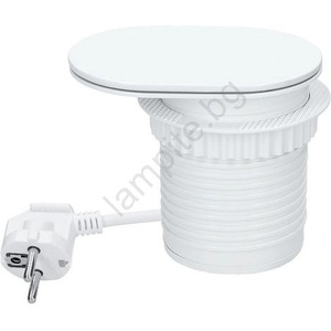 Solight PP124CW-PD20 - Вградена розетка 20 W, 1 гнездо + USB A + C, бяла (SL1659)