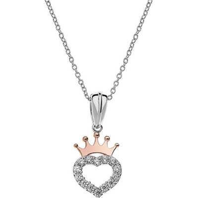 Disney Pôvabný strieborný náhrdelník princess N902753UZWL-18