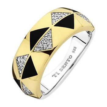 Ti Sento Дамски сребърен пръстен Ti Sento 12350BL (12350BL)