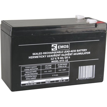 EMOS SLA 12V 9Ah FA-6,3mm 1201002900