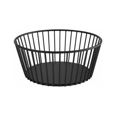 Košík kovový APS Urban 20 cm, černý