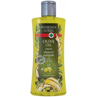 Bohemia Herbs Kofein a olivový olej šampón na vlasy 250 ml