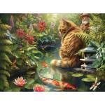 Cobble Hill - Puzzle Koi Cat - 275 piese