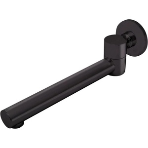 FDesign Смесител за вана FDesign Inula, кръгъл дизайн, матово черно, 25 см (FD8-001-22)