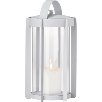 Zone Фенер за свещ СВЕТУЛКА 35 см, мека сив, стомана, Зона Дания (ZO32316)