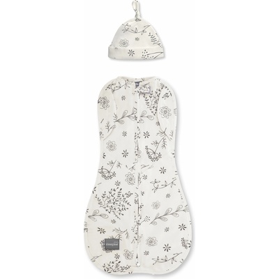 Sleepee Zavinovačka SECOND STEP Swaddle s čiapkou Bloom