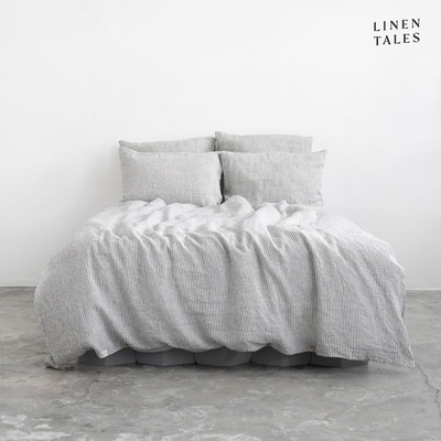 Linen Tales Черно и бяло спално бельо за единично легло 14 0x200 cm - Linen Tales (LT-DCS-140x200/50x70-THS)