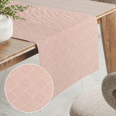 Biante Teflónový behúň na stôl Milano TF-048 - svetlo ružový 45x160 cm