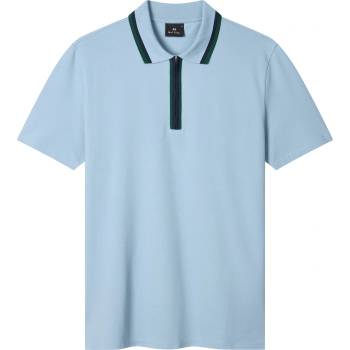 PS Paul Smith Блуза с яка PS Paul Smith Men's Zipped Short Sleeve Polo Shirt - Blue 41D