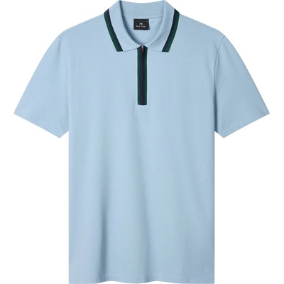 PS Paul Smith Блуза с яка PS Paul Smith Men's Zipped Short Sleeve Polo Shirt - Blue 41D