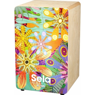 Sela SE 179 Art Series Flower Power Дървен кахон (SE 179)