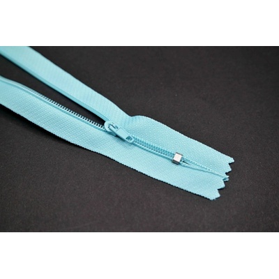 Nedeliteľný jemný plastový špirálový zips (veľkosť číslo 3) rôzne farby - dĺžka 12 cm - 60 cm 16 cm Mätová pepermintová