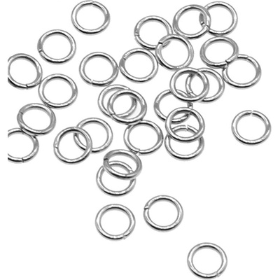 3mm Uzavřené spojovací kroužky 304/316 - 500Ks - 3,5 x 0,4 mm / 316 – Zboží Dáma