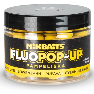 Mikbaits Plávajúce Boilies Fluo Pampeliška 150ml 14mm