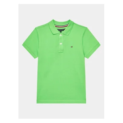 Tommy Hilfiger Тениска с яка и копчета KB0KB07365 D Зелен Regular Fit (KB0KB07365 D)