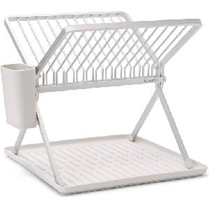Brabantia Сушилник за съдове Brabantia сгъваем малък светлосив (139383)