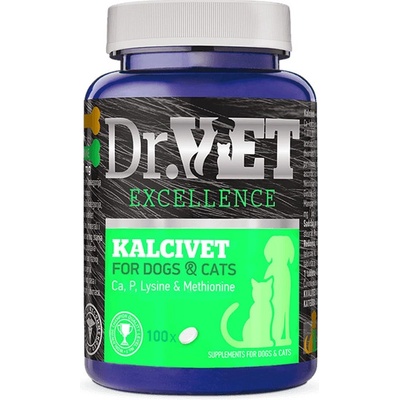Dr.VET Excellence KALCIVET 500 tab. /500 gr.