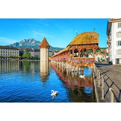 W&G F157 vliesová tapeta na zeď Lucerne - Switzerland 366 x 254cm