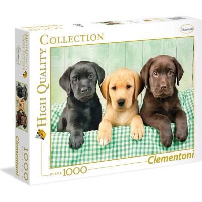 Clementoni Пъзел hq collection i tre labrador