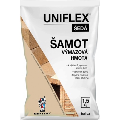 Uniflex Šamotová výmazová hmota 1,5 kg