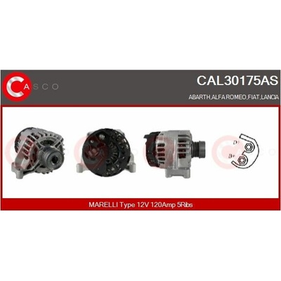 ALTERNATOR 12V 120A CAL30175AS
