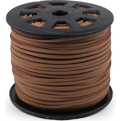 Prima-obchod Řemínek imitace kůže šíře 2,5-3 mm, barva 4 (2,5 mm/118) hnědá světlá