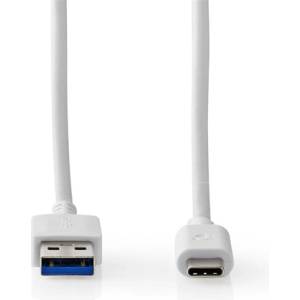 Nedis CCGW61600WT10 Кабел USB 3.2 Gen 1, USB-A щепсел - USB-C (USB-C) щепсел, 60 W, 1 м (CCGW61600WT10)