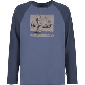 E9 Мъжка блуза с дълъг ръкав E9 Long Coffee Longsleeve - Steel Blue (216-7068-0712)
