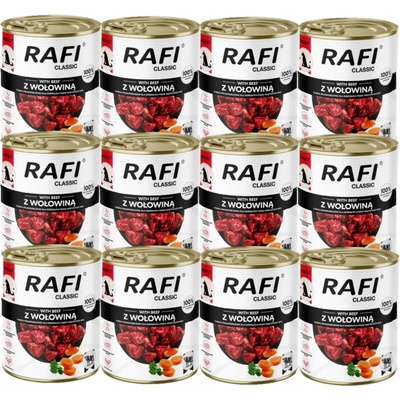 Dolina Noteci Rafi Classic s hovězím masem 12 x 800 g