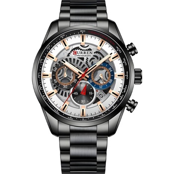 Curren Часовник curren ko-14250 - Черен / Бял kp14250 (ko-14250)