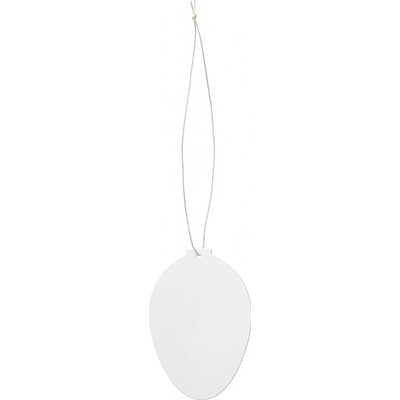 Cooee Design Veľkonočné ozdoby, set 4 ks, vajíčka biele